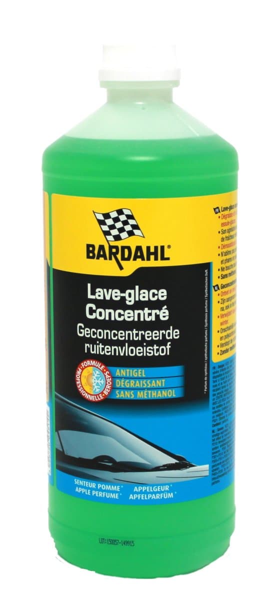 Bardahl antivries ruitenwisservloeistof concentraat van 1 liter